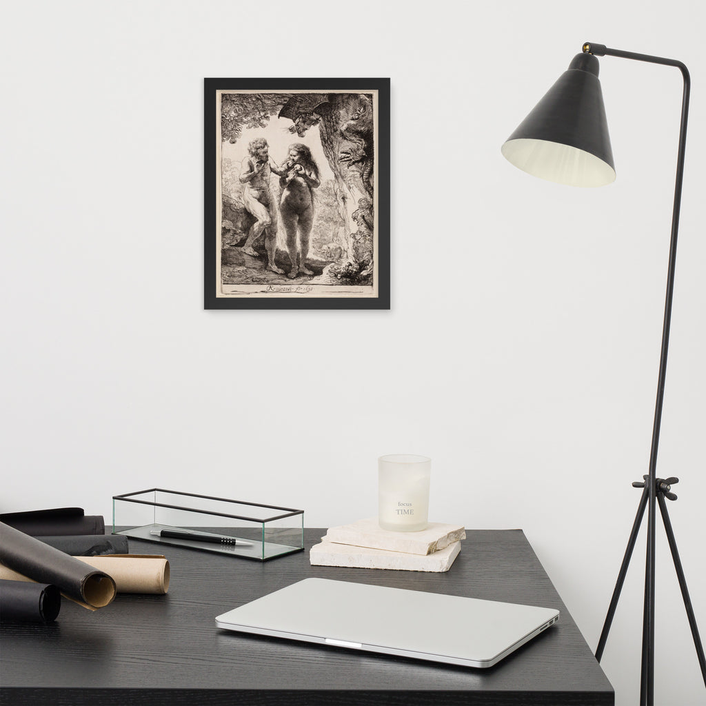 Adam & Eve | Framed Catholic Art Print | Sacred Home Decor