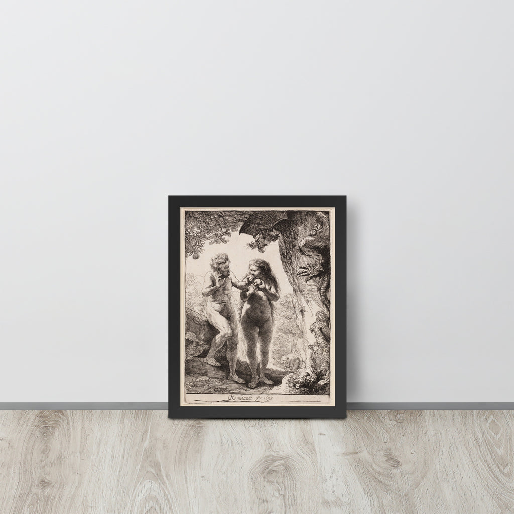 Adam & Eve | Framed Catholic Art Print | Sacred Home Decor