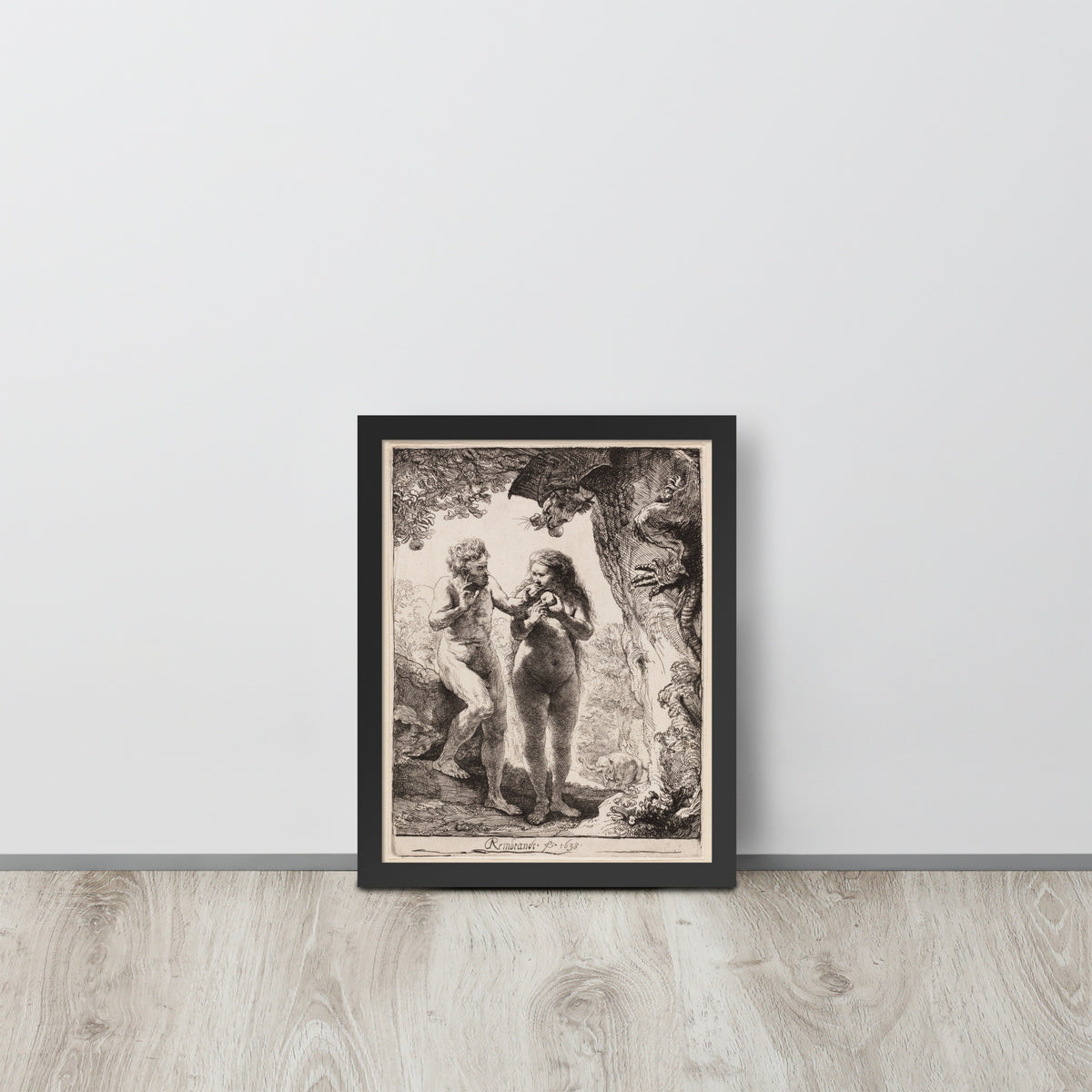 Adam & Eve | Framed Catholic Art Print | Sacred Home Decor