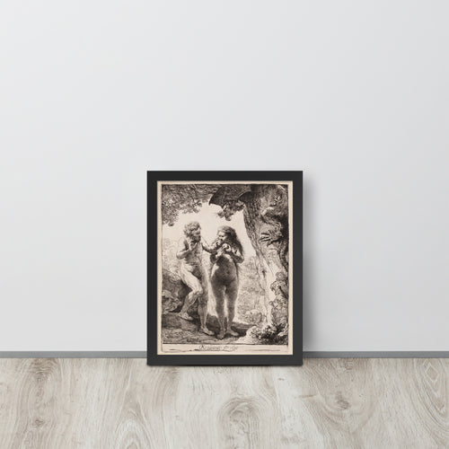 Adam & Eve | Framed Catholic Art Print | Sacred Home Decor