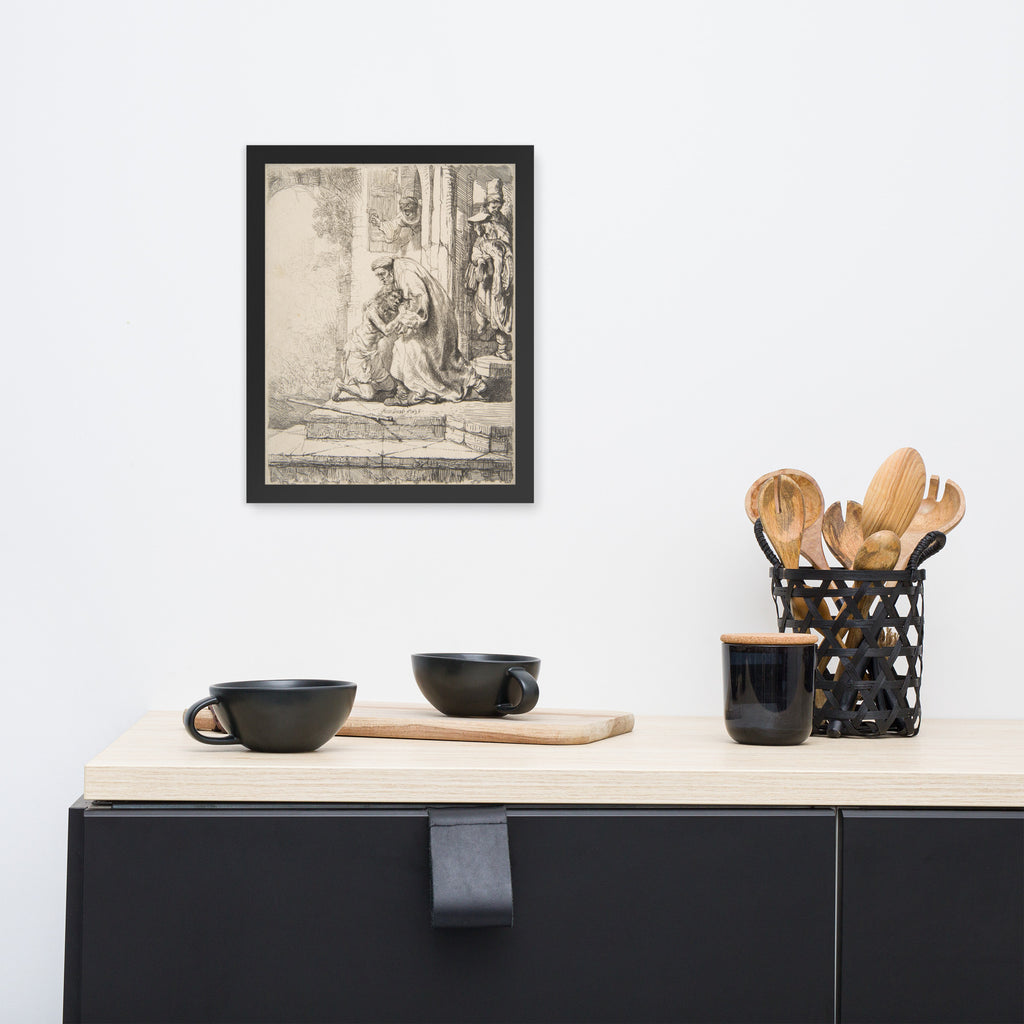 Return of the Prodigal Son | Framed Catholic Art Print | Sacred Home Decor