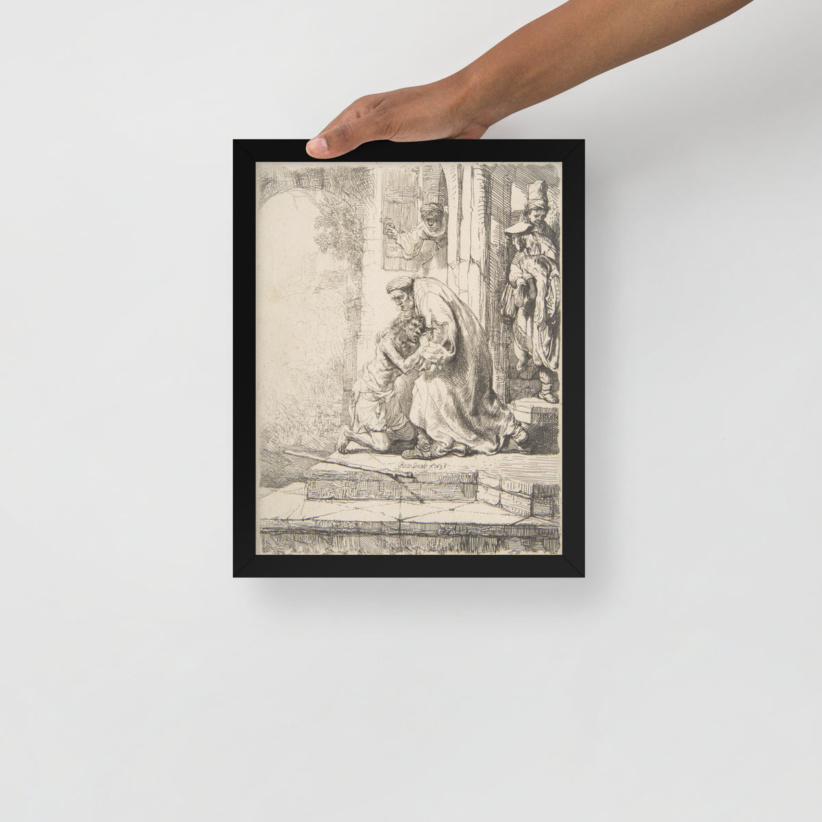 Return of the Prodigal Son | Framed Catholic Art Print | Sacred Home Decor
