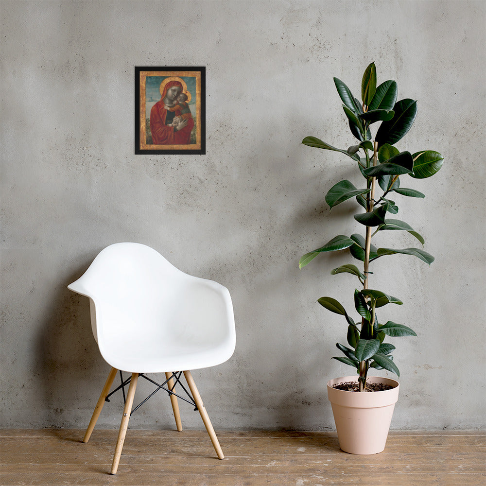 Madonna and Child | Framed Catholic Art Print | Sacred Home Decor